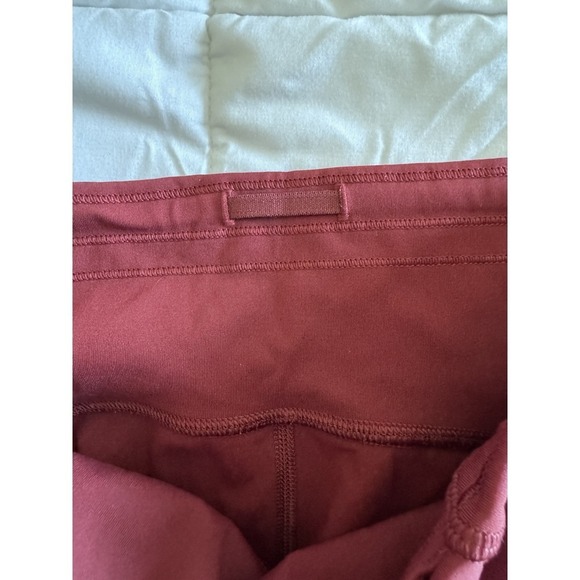 Lululemon Train Times Crop Leggings Women's Size 6 Burgundy Garnet 17 in inseam - Picture 8 of 9